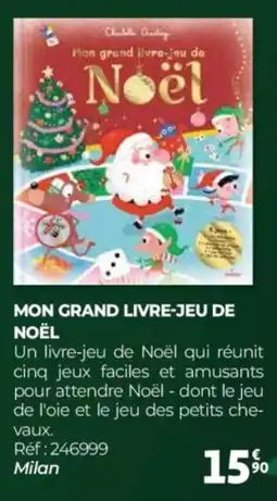 Auchan Mon grand livre-jeu de noël offre