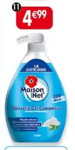 Maximo Liquide vaisselle concentré sauge et bicarbonate offre
