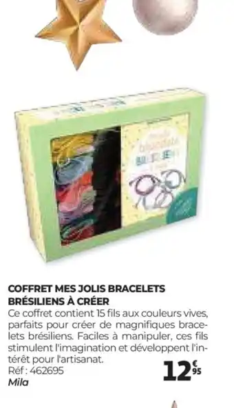 Auchan Coffret mes jolis bracelets brésiliens à créer offre