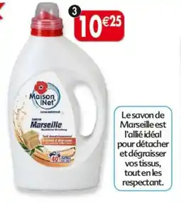 Maximo Lessive au savon de marseille offre