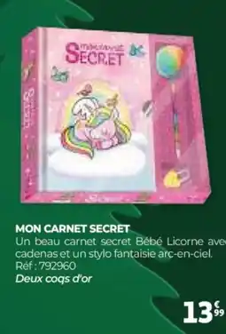 Auchan Mon carnet secret offre