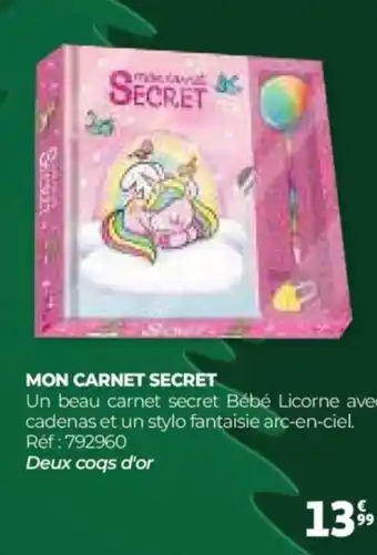 Auchan Mon carnet secret offre