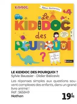 Auchan Le kididoc des pourquoi ? offre