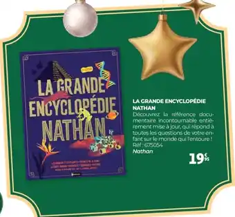 Auchan La grande encyclopédie nathan offre