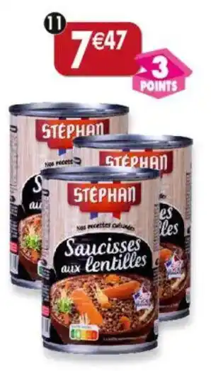 Maximo Lot de 3 boîtes 1 2 de saucisses aux lentilles offre