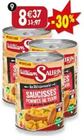 Maximo Lot de 3 boîtes 1 2 de saucisses pommes de terre et jus aux oignons offre