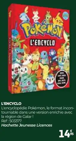 Auchan POKEMON L'encyclo offre