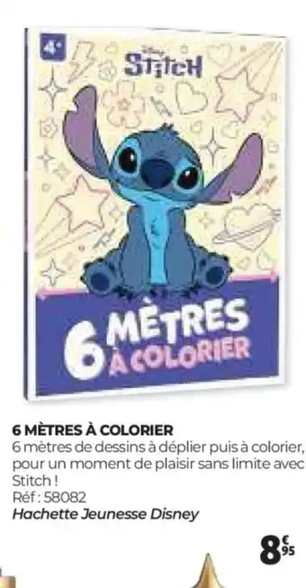 Auchan 6 mètres à colorier offre