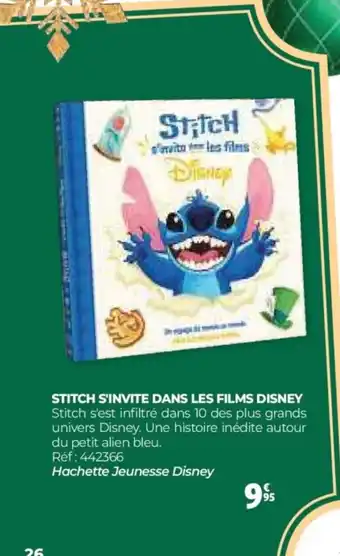 Auchan Stitch s'invite dans les films disney offre