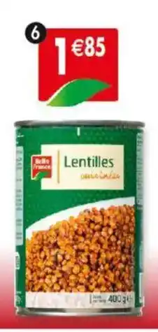 Maximo 1 2 lentilles cuisinées offre