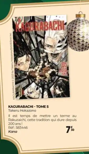 Auchan KAGURABACHI Tome 5 offre