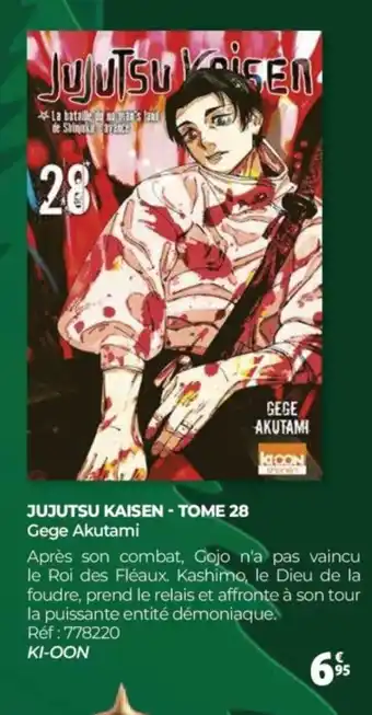 Auchan Jujutsu kaisen - tome 28 offre