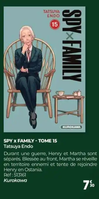 Auchan Spy x family - tome 15 offre