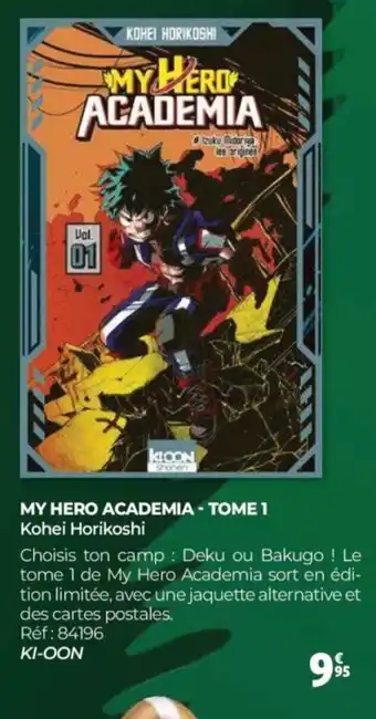 Auchan My hero academia - tome 1 offre