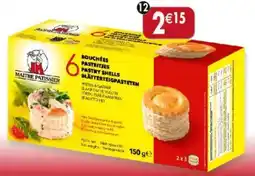 Maximo 6 bouchées à garnir offre