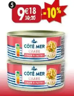 Maximo Lot de 2 boîtes de crabe chair et pattes offre