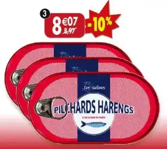 Maximo Lot de 3 boîtes de pilchards harengs à la sauce tomate offre