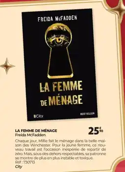 Auchan FREIDA MCFADDEN La femme de ménage offre