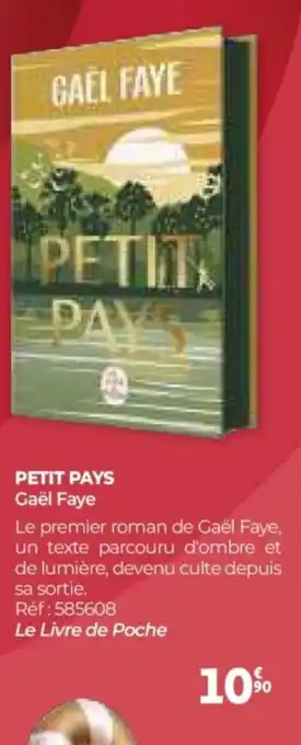 Auchan GAEL FAYE Petit pays offre