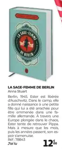 Auchan La sage-femme de berlin offre