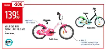 Intersport Nakamura Vélo Evo Mini Enfant offre