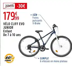 Intersport NAKAMURA Vélo Cliff Evo Junior offre