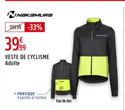 Intersport Nakamura Veste de cyclisme Adulte offre