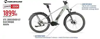 Intersport Nakamura VTC CROSSOVER GT ÉLECTRIQUE Adulte offre