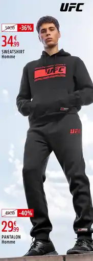 Intersport UFC Sweatshirt homme offre
