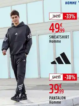 Intersport ADIDAS Sweatshirt homme offre
