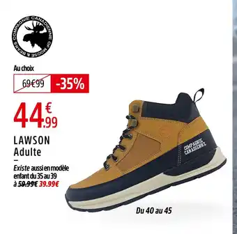 Intersport COMPAGNIE CANADIENNE Lawson Adulte offre