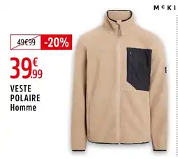 Intersport MCKI Veste Polaire Homme offre