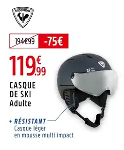 Intersport Rossignol Casque de ski Adulte offre
