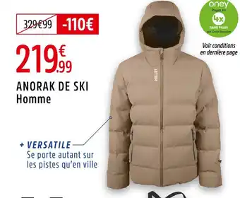 Intersport MILLET Anorak de ski Homme offre