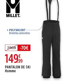 Intersport Millet Pantalon de ski Homme offre
