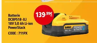 Screwfix DEWALT Batterie DCBP518-XJ offre