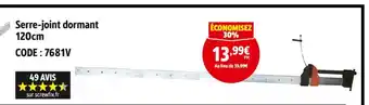 Screwfix Serre-joint dormant offre