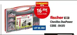 Screwfix FISCHER Chevilles DuoPower offre