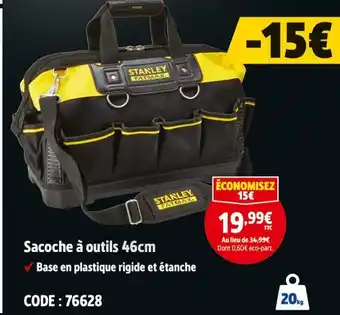 Screwfix Stanley Fatmax Sacoche à outils 46cm offre