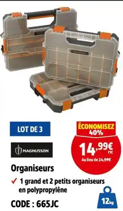 Screwfix Magnusson Organiseurs offre