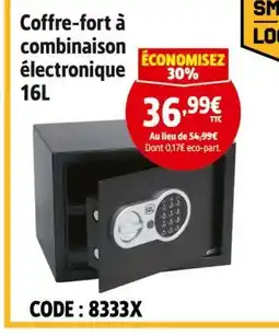 Screwfix Coffre-fort à combinaison électronique offre