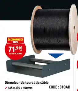 Screwfix Dérouleur de touret de câble offre