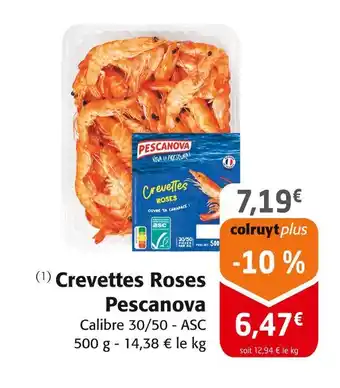Colruyt PESCANOVA Crevettes Roses offre
