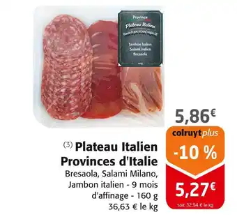 Colruyt PROVINCES D'ITALIE Plateau Italien offre