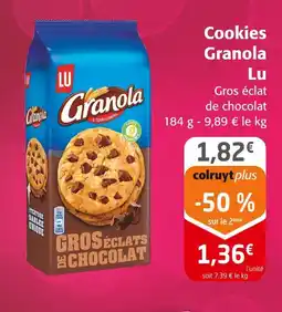 Colruyt LU Cookies granola offre