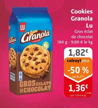 Colruyt LU Cookies granola offre