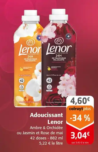 Colruyt LENOR Adoucissant Ambre & Orchidée offre
