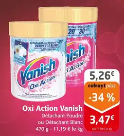 Colruyt VANISH Oxi Action offre