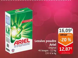 Colruyt ARIEL Lessive poudre offre