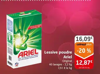 Colruyt ARIEL Lessive poudre offre